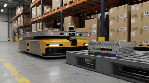 최신 회사 솔루션 정보 Improving AGV Robot Performance with High-Bandwidth Industrial Box PCs