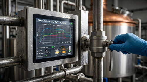 최신 회사 솔루션 정보 Stainless Steel Panel PCs: A Brewing Industry Computing Solution