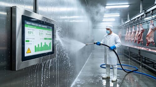 최신 회사 솔루션 정보 316 Stainless Steel All-in-One PC: The Hygienic Choice for Meat Processing