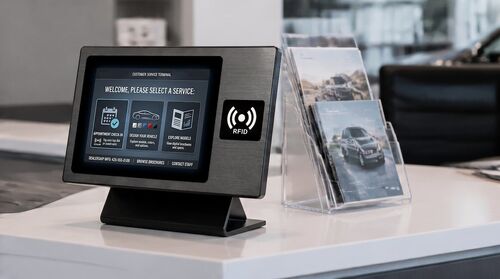 최신 회사 솔루션 정보 Industrial All-in-One PC Solution for Automotive 4S Stores