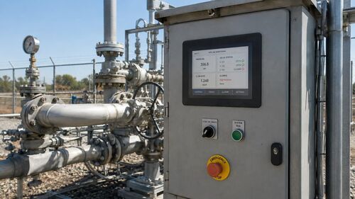 최신 회사 솔루션 정보 1000-Nit Sunlight Readable Industrial Monitor in Oil & Gas Pump Station Monitoring