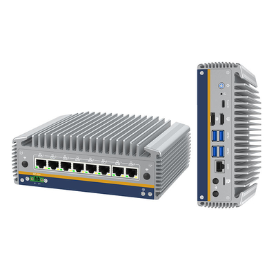 좋은 가격 14th 코어 울트라 I5/i7 프로세서 미니 PC 8 RJ45 I226 이더넷 LAN 팬리스 컴퓨터 Win11 우분투 휴대용 Pfsense 소프트 방화벽 라우터 온라인