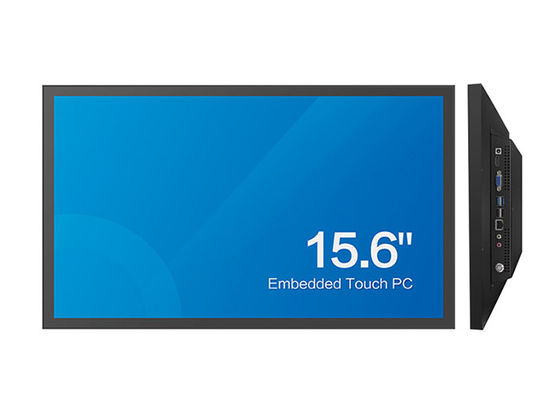 좋은 가격 4GB RAM 128GB SSD DC24V 산업적 터치 패널 PC 15.6in J1900 온라인
