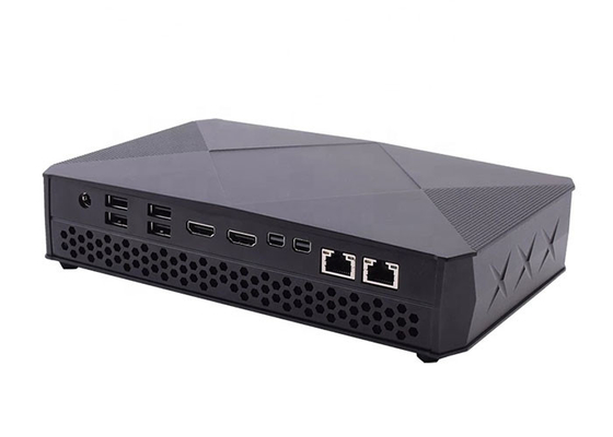 좋은 가격 AC240V 65W 산업용 미니 PC I7 8705G 알루미늄 합금 RTC 온라인