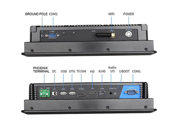 8GB EMMC RK3288 IP65 산업적 안드로이드 타블렛 와이파이 300 cd/m2 10 인치