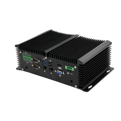 좋은 가격 가득 찬 금속 용기 산업적 미니 pc 윈도우 10 프로 팬없이 데스크탑 컴퓨터 HDMI VGA 포트 온라인