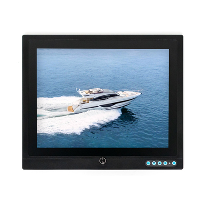 산업적 15 인치 LCD 모니터 1024X768 결의안 전기 용량 터치 스크린