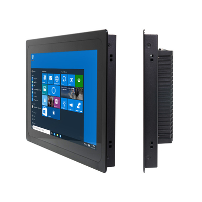 와이드 스크린 Fanless 끼워넣어진 터치 패널 PC/산업 리눅스 PC는 약하게 디자인합니다