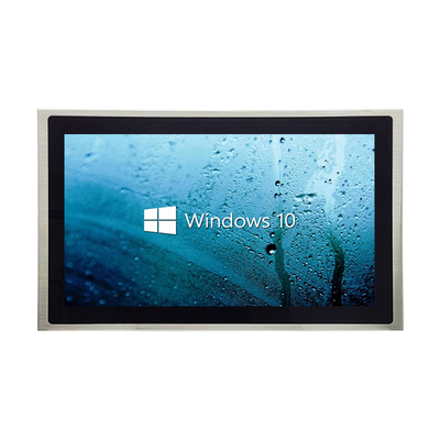 산업용 스테인리스 스틸 패널 PC IP67 완전 방수 1000 닛 2×IP67 USB