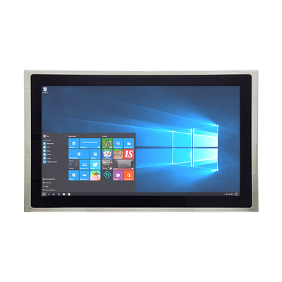1000 나트 태양광 가독성 스테인리스 스틸 패널 PC 8GB RAM Wi-Fi/Ethernet 연결