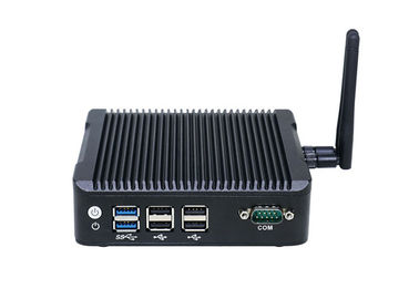 가공 식품 어려운 산업 Fanless 소형 PC 지원 와이파이 및 Bluetooth