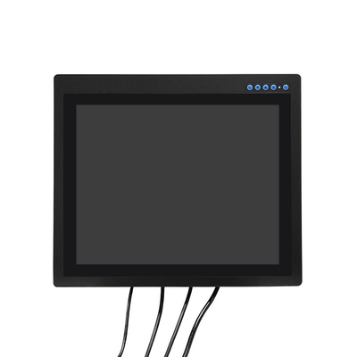 좋은 가격 17인치 풀 IP65 1000 닛 산업 터치 모니터 광 결합 BNC 비디오 입력 온라인
