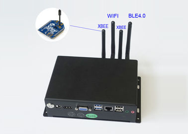 좋은 가격 J1900 가공업자 와이파이 Bluetooth와 2개의 XBEE 직업적인 S2C 단위를 가진 산업 상자 PC 온라인