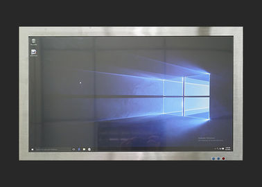 좋은 가격 1000마리의 Nits 24 인치 스테인리스 패널 PC IP65 256G SSD 하드드라이브 수용량 온라인