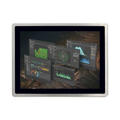 탄탄한 패널 1 대 한 PC IP69K 방수 산업 터치 스크린 15 인치 M12 인터페이스