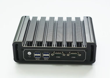 인텔 I7-7500U는 산업 마이크로 PC 6 USB 2 이더네트 포트 2 COM RS232 핵심 이중으로 합니다