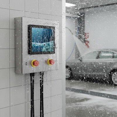 좋은 가격 17인치 산업용 IP65 방수 패널 PC - 정전식 터치 스크린 - 인텔 셀러론 J1900 팬리스 임베디드 컴퓨터 온라인