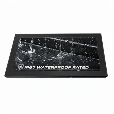 21.5 Inch Industrial Full IP65 Waterproof Capacitive Touch Panel PC with Intel J1900 Quad-Core Processor