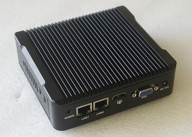 알루미늄 합금 산업 소형 PC는 컴퓨터 Barebone 체계 AC 100를 - 240V 묻었습니다