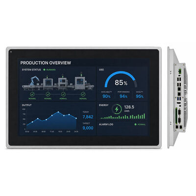 좋은 가격 임베디드 터치 패널 PC 1000 Nits 밝기, 앞 IP65 등급, 9V-36V 광전압 산업용 온라인