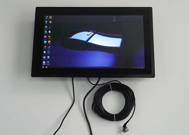 좋은 가격 LCD 10m를 가진 방수 접촉 감시자 15.6 인치 가득 차있는 IP67 1920*1080는 제광기에 케이블을 답니다 온라인
