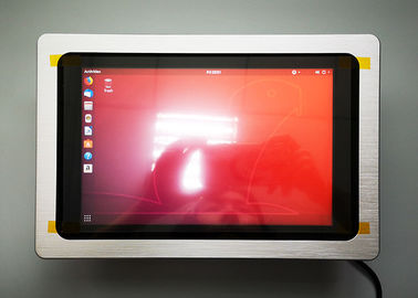 좋은 가격 2 RJ45 랜 항구는 터치 패널 PC 10.1” 1280x800 리눅스 Ubuntu를 18.04 IP65 끼워넣었습니다 온라인