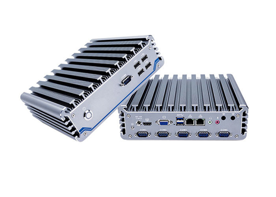 알루미늄 합금 팬리스 산업용 PC 듀얼 Lan I7 8265u 16G Ram
