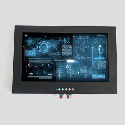 SS304 군 LCD 디스플레이 IP67 방수 21.5INCH 산업적 LCD 패널 모니터