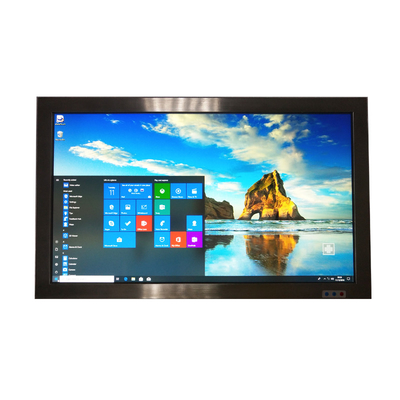 IP65는 한 Pc 21.5 인치 인텔 셀러론 J1900 4 Ｘ USB에서 스테인레스 강 모두를 방수 처리합니다
